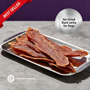 Tiras de Carne de Pato Secada al Aire Bajas en Alérgenos <span class=keywords><strong>para</strong></span> <span class=keywords><strong>Perros</strong></span>, Sin Granos, Alta Absorción, Premio Diario y Snack de Entrenamiento <span class=keywords><strong>para</strong></span> Mascotas - Product Image 4