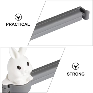 Lovely Rabbit Cartoon Eco-Friendly Detachable Plastic Small <b>Kitchen</b> Food Snack Bag Airtight Sealing Clip - Product Image 3