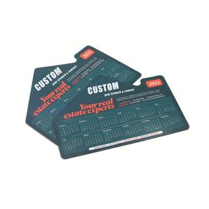 Custom 2025 2026 Calendar Business Card Logo Magnet Realtor Magnetic Paper Calender for <b>Fridge</b> - Product Image 4