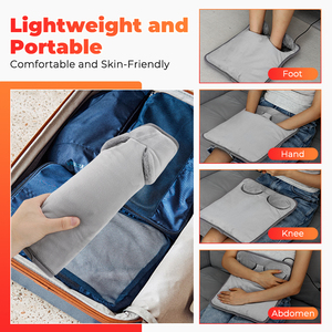 Coussin chauffant électrique pour les pieds, chauffe-pieds en peluche douce, tapis chauffant pour les pieds à domicile avec 4 niveaux de chaleur - Product Image 6
