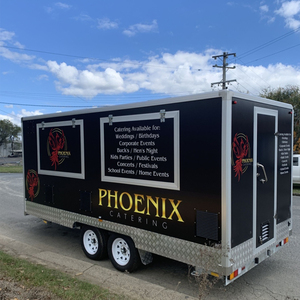 Four à pizza mobile au feu de bois remorques alimentaires entièrement équipées nouvelle fabrication de camion de restauration rapide avec porche arrière et four à pizza - Product Image 6