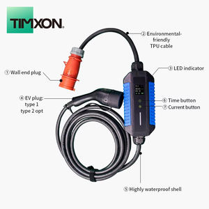 Chargeur Portable EV AC station de charge de véhicule électrique personnalisation Type1 Type2 pour <span class=keywords><strong>prise</strong></span> <span class=keywords><strong>Tesla</strong></span> Station de recharge EV - Product Image 2