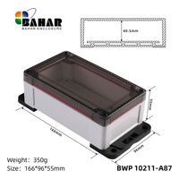 BWP 10211-A ABS étanche IP68 boîtier en plastique boîte de jonction de fil pour boîtier d'instrument de projet BAHAR boîtier