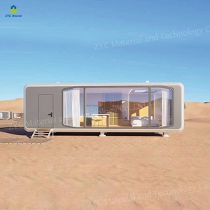 Cabine de luxe préfabriquée sur mesure de 40 pieds, type Apple Cabin, conteneur de couchage pour hôtel - Product Image 6