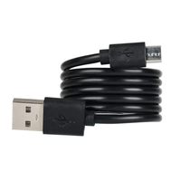 Kabel Pengisian Cepat USB untuk iPhone 1M 2M Kabel Data USB Hitam Putih untuk Android Kabel Data Micro