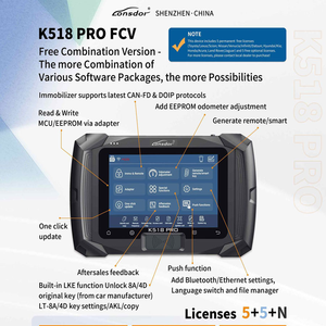 Programador de Llaves de Auto Todo en Uno Lonsdor K518 PRO Versión FCV, 5+5 Series de Autos, Uso Gratuito, Funciones Completas - Product Image 5