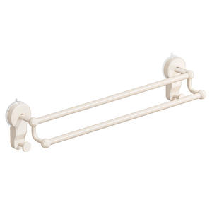 ชั้นวางรองเท้าแบบติดผนังสีครีมขาว อุปกรณ์จัดเก็บในห้องน้ำ ไม่ต้องเจาะผนัง ทนทาน - Product Image 1