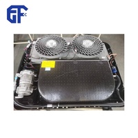 Climatiseur de toit tout-en-un à double ventilateur et compresseur 2400W 12V 24V pour camion, camping-car, caravane, motorhome, fourgonnette