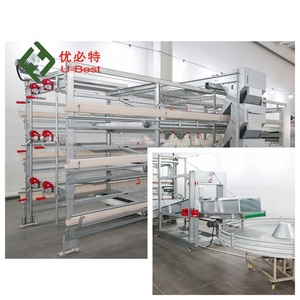 ระบบกรงไก่เนื้อแบบ H ชุบกัลวาไนซ์แบบจุ่มร้อน คุณภาพสูง ทนทาน ใหม่ สำหรับฟาร์มสัตว์ปีก พร้อมประสิทธิภาพการทำงานที่มั่นคง - Product Image 1