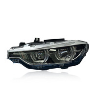 Phares avant exclusifs SJC Auto, nouveaux, 3 couleurs changeantes, LED Angel Eyes, pour BMW F30 F35 V3, phare avant d'origine argenté