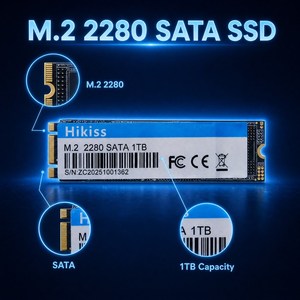 SSD M.2 2242 2280 128G 256G 512G 1TB 2TB SATA PCIe pour Ordinateur Portable et de Bureau - Product Image 1