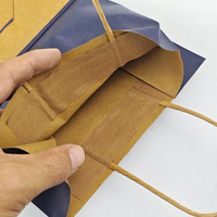 Sacs alimentaires personnalisés biodégradables et recyclables en papier kraft brun pour café, pain, pâtisseries, emballages pour usage en café