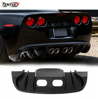Diffuseur arrière en fibre de carbone, adapté pour la modification de la Corvette C6 2005-2013, fournisseur en gros de diffuseurs arrière en fibre de carbone sèche.