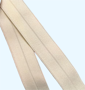 Bandeau en coton 100% Boca à rayures horizontales de 2 cm - Ruban écologique pour la fabrication de casquettes et de bracelets - Product Image 1