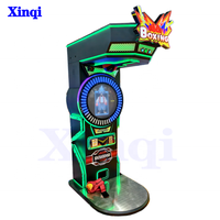 Machine de boxe commerciale à monnayeur en promotion, jeu d'arcade de récompense avec affichage du score, la machine de boxe ultime