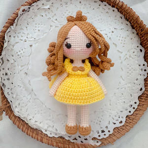 وصل حديثًا كروشيه مصنوع يدويًا بحجم مخصص لعبة أميغورومي على طراز الكرتون الناعم للفتيات هدية مثالية للأطفال - Product Image 4