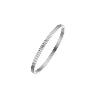Wholesale Curved <b>Bracelets</b> Gold Plated Stainless Steel Zirconia Paved <b>Crystal</b> <b>Bracelet</b> & Bangle Women Accessories - Product Image 4