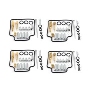 4 SETS Motorbike Carb Rebuild Carburetor Repair Kits pour <span class=keywords><strong>Honda</strong></span> CB750 Nighthawk <span class=keywords><strong>750</strong></span> 1991-2003 Motor Accessories Parts - Product Image 1