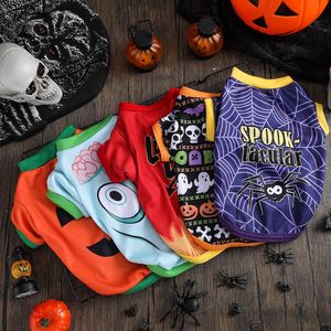 Camisetas de Halloween para Perros Weewooday, Talla Mediana, de Algodón, con Estampado de Dibujos Animados, Disfraz para Razas Pequeñas, Ropa Transpirable para Mascotas - Product Image 4