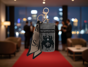 Borsa Clutch Rotonda BurgHERS con Strass a Forma di Ragno, 6 Pollici, Accessorio per Feste Serali - Product Image 2