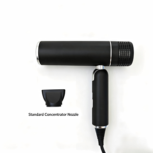 Sèche-cheveux pliable en plastique sans balais 110000 tr/min, ions négatifs, température constante, faible bruit, pour chambre d'hôtel avec prises personnalisées - Product Image 3