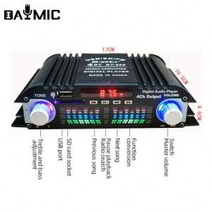 Profession eller <span class=keywords><strong>2</strong></span>-Kanal-Hifi-Mini-Digital-Autoverstärker BT998 <span class=keywords><strong>Audio</strong></span> 4-Kanal-Ausgang - Product Image 5