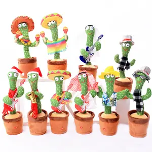 Mainan Boneka Kaktus Menari Kaktus, Mainan Boneka Anak Kaktus Baru 2022