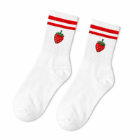 Chaussettes de sport unisexes pour hommes et femmes de haute qualité avec logo brodé