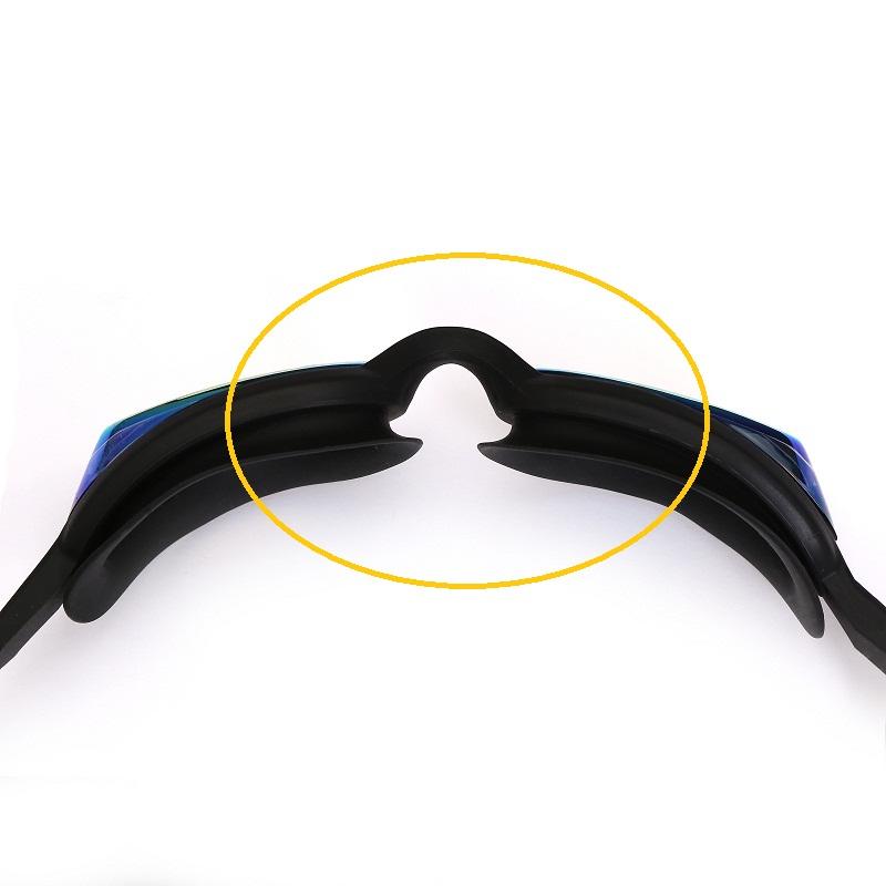 Custom Anti-Fog Racing Silicone Swim Glasses for Adults Fashionable Optical Rubber Swimming Eyewear Sports Eyewear