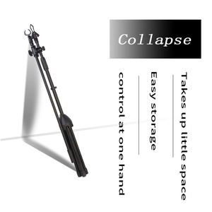 Biner Chân Đế Micro Chuyên Nghiệp 103 Chân Đế Micro Kim Loại Chân Đế Đứng Trên Sân Khấu Thiết Kế Ba Chân Ổn Định - Product Image 4