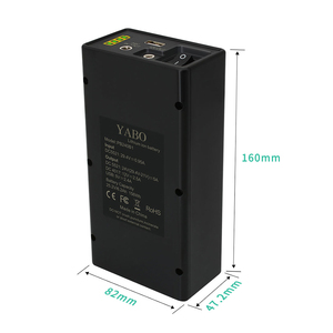YABO Высокая емкость резервная 18650 литиевая батарея DC 24V 5A 12V 2.5A USB 5V 2.4A выход мини UPS батарейки и зарядные устройства