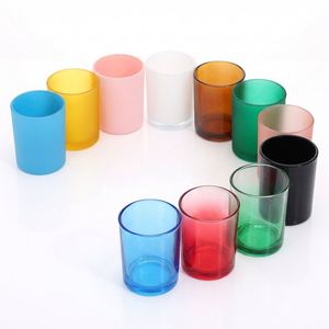 Thickened Glass Candle Jars with <b>Lids</b> Empty Candle Container for Wedding Party Home <b>Decor</b> DIY Candle Making Bulk Wholesale - Product Image 6