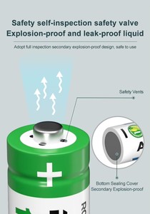 Pujimax thấp tự xả aa1300mah điều khiển từ xa pin 2 cái AA <span class=keywords><strong>NiMH</strong></span> 1.2V có thể sạc lại pin cho các thiết bị gia dụng - Product Image 5