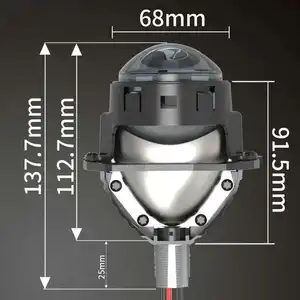2023 Newest Mini H7 Projector Lens H4 HB3 HB4 LED Headlight Bulb DRL Turning Signal Lights