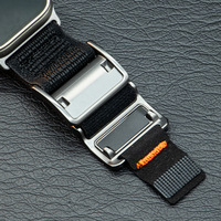 BEEFLYPOWER Magnetische Nylon-Armbänder für Watch S11/S10 Ultra/3-7 Serie - Sport-Loop-Design Mode/Sport/Luxus