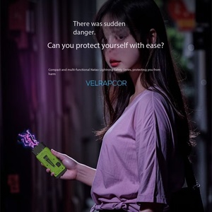 Dispositivo de Protección Personal Portátil Anti-Agresor para Mujeres, Linterna Multifunción con Arco Eléctrico Legal - Product Image 2