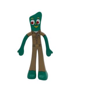 Figurine articulée de style Gumby de haute qualité, personnalisable, en argile verte, modèle de collection, vente en gros - Product Image 2