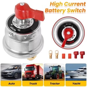 1 Set Interruttore Staccabatteria ad Alta Corrente 300A, Interruttore Isolatore di Alimentazione Master 300A per Auto, Veicoli, Camper, Barche - Product Image 6