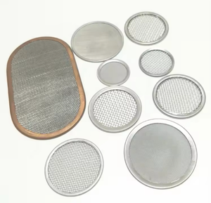Acier inoxydable personnalisé 1-635 Mesh Disque de filtre rond de haute précision perforé et coupé à la taille - Product Image 1