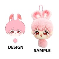 Fabrication professionnelle de peluches personnalisées, mini-poupées mignonnes, porte-clés, jouets en peluche coréens, poupées, coussins, personnalisation