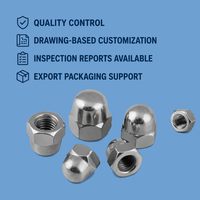 Écrou à tête hexagonale bombée OEM ODM en acier certifié CE et conforme ROHS, fixation pour machines agricoles, grade 4.8-8.8, Shenzhen Capstan