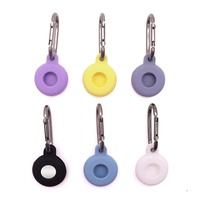 Étui de protection en silicone durable et écologique pour traceur GPS, personnalisé en usine, étanche et antichoc avec mousqueton pour chiens et chats
