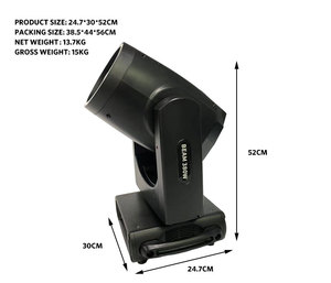 Sailwin 380W Lyre Sharpy di chuyển đầu giai đoạn chùm ánh sáng miễn phí xoay 14R chùm tại chỗ rửa ánh sáng với DMX512 điều khiển cho hộp đêm - Product Image 4