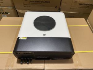 Onduleur <span class=keywords><strong>solaire</strong></span> hybride à double sortie 3Kw 5Kw 8Kw 10Kw 11kw 14kw 48V, onduleur de voiture pour réseau et UPS, contrôleur MPPT, onde sinusoïdale pure, écran tactile LCD - Product Image 2
