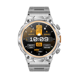 AK81 Smartwatch 2025 BT Calling Flashlight Steel Band 1.46" HD Screen Health Tracking 400mAH Long Battery Sports Watch for Men - Product Image 3