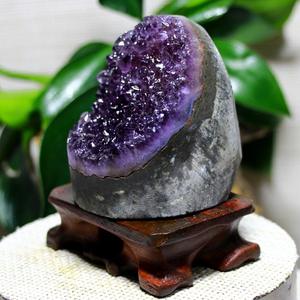 Piedras de cristal amatista, cristal Natural, Geode, drusa, para decoración, venta al por mayor - Product Image 2