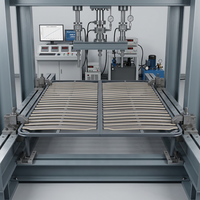 Cadre de lit double King Size en acier inoxydable avec sommier en bois de rose pour usine de meubles, pièces de rechange durables, vente en gros