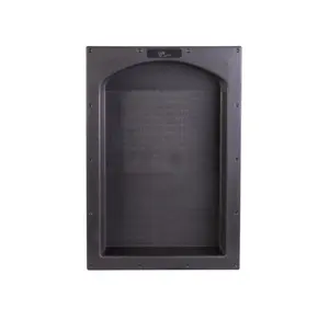 Tersembunyi Black Shower Niche lengkungan atas rak tunggal 17X25 siap untuk ubin sirip Niche mudah untuk menginstal uni-green