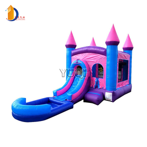 Les châteaux gonflables sautants roses bon marché la combinaison <span class=keywords><strong>de</strong></span> plein air <span class=keywords><strong>de</strong></span> glissière <span class=keywords><strong>de</strong></span> maison <span class=keywords><strong>de</strong></span> rebond pour les enfants - Product Image 1