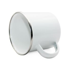 Full Colors Print Camping Christmas Thanksgiving Coffee Gift Idea High Quality 12Oz 11Oz Sublimation White <b>Enamel</b> Cup <b>Mug</b> - Product Image 2